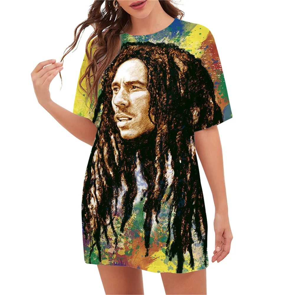 CLOOCL Harajuku The Wailers Bob Marley T-Shirts 3D Printed Loose Casual Pullover Blouse Women Oversized Fashion Party Shirts