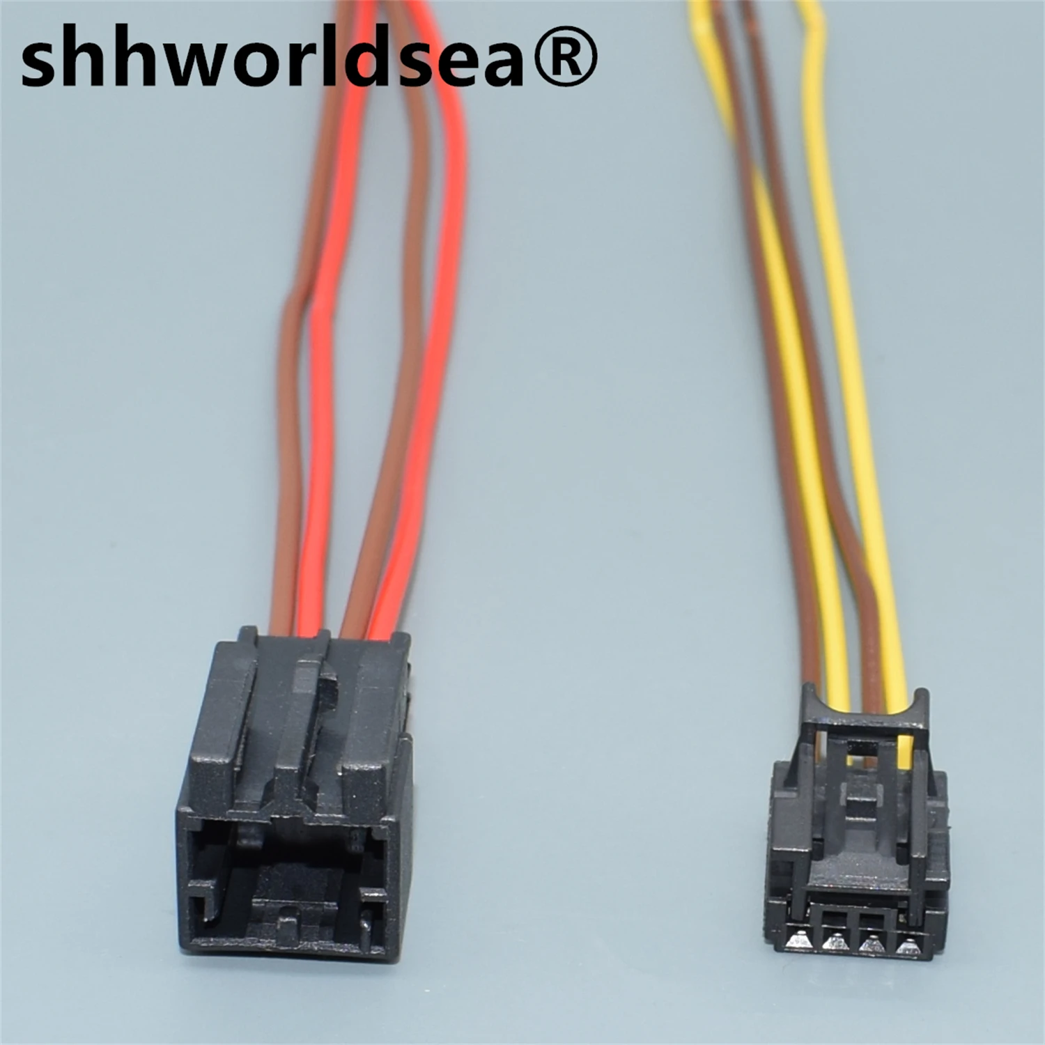 

shhworldsea 4 Pin 0.6MM 8K0973754 8K0972994 Door Lifter Switch Plug 8K0 973 754 Auto Wiring Harness Socket For VW Audi