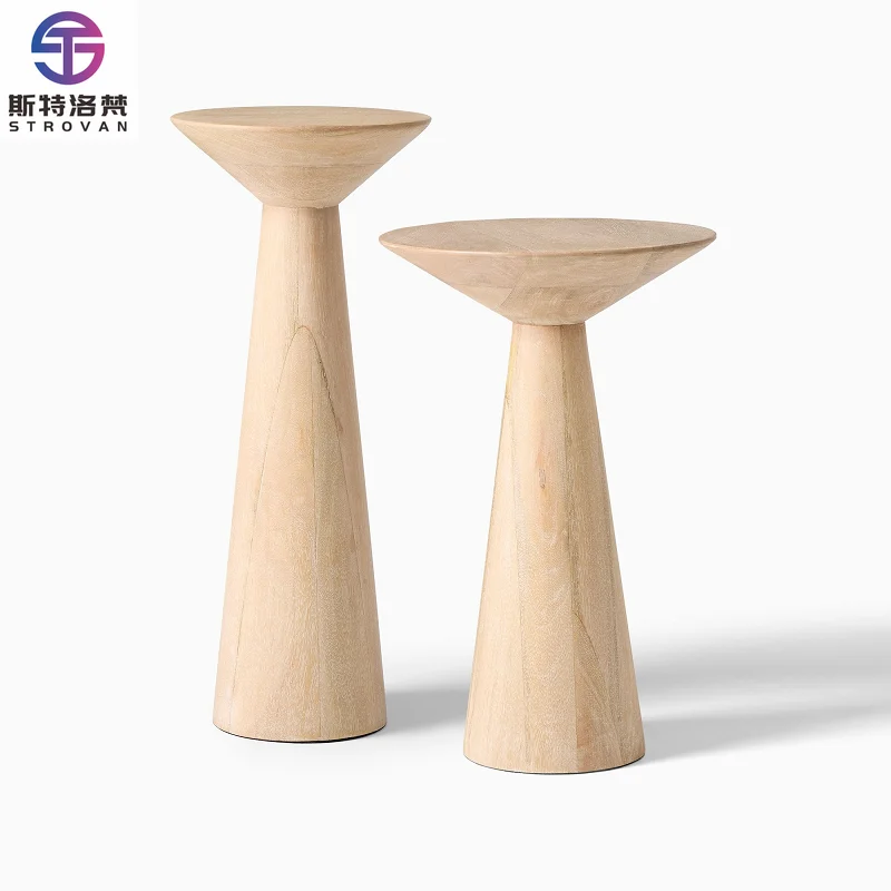 

Modern Simple Customize Color Wooden Side Corner Table Side Table Set for Living Room