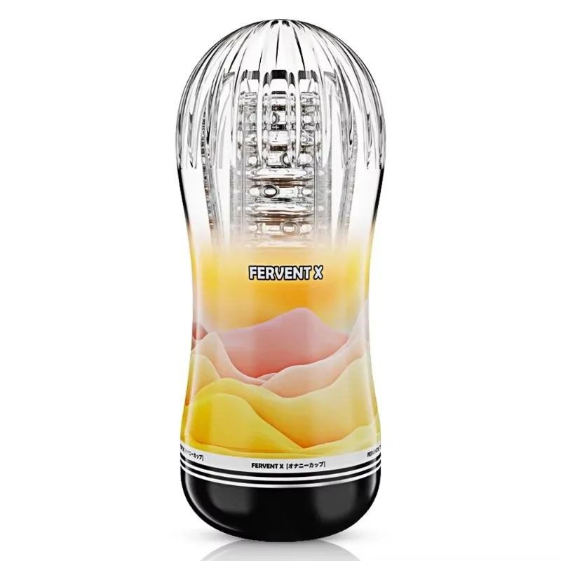 Silicone Personal Massager Cup Transparent Portable Handheld Reusable Discreet Package ForMen Premium Soft Comfort Nonstick Plus view 3