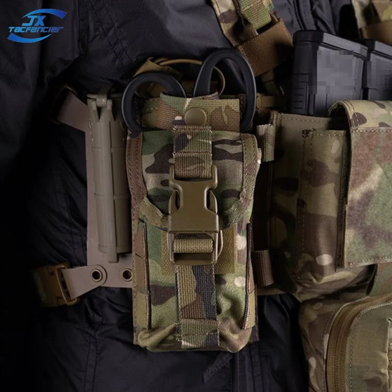 Tactical IFAK Pouch Survival MED Kit Storage Bag cesoie per traumi di emergenza supporto TQ custodia medica compatta accessori per la caccia