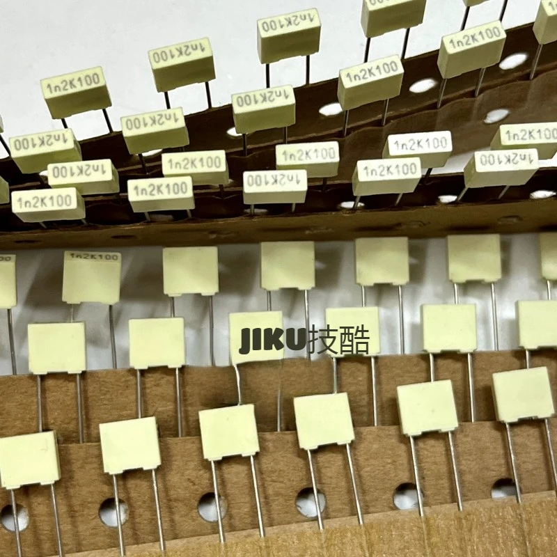 Capacitor Italy AV R82 1.2nf 1n2 122 baru kapasitor film tipis jarak kaki 5mm kaki tembaga