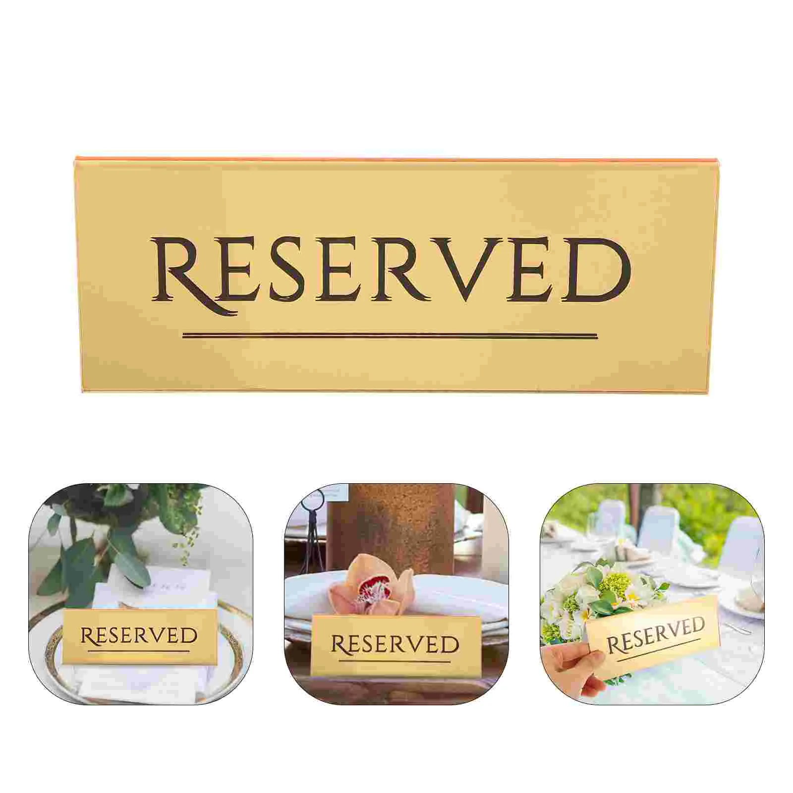 2 Pcs Rural Seat Plate Banquet Dual Layer Draining Basket Pasta Colander Acrylic Table Signs