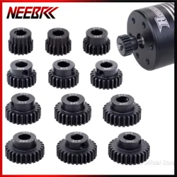 M0.6 5mm Metal Pinion 17T 18T 19T 20T 21T 22T 23T 24T 25T 26T 27T 28T Steel Motor Gear for 1/10 RC Car Model Part Brushless Toy