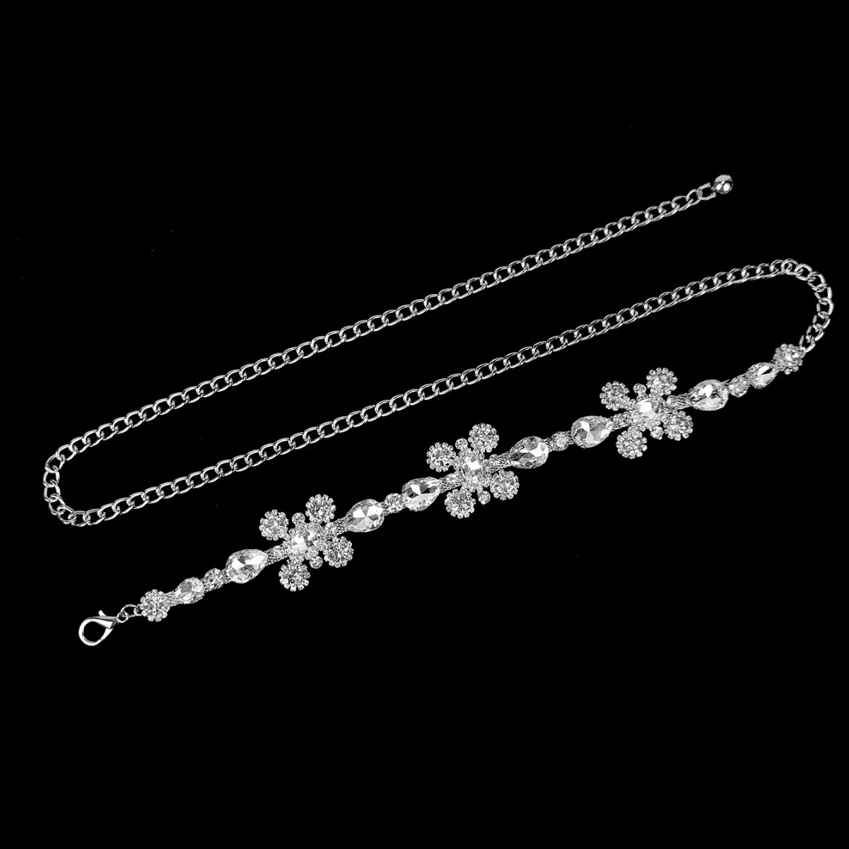 Ingemark Punk Vintage Metal estrella de mar pétalo flor cintura cadena para mujer verano playa Bikini vientre cinturón Y2K accesorios de joyería