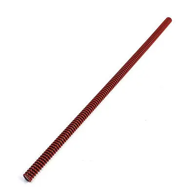 10 x 5,5 x 300 mm flache Spulendruckfeder aus roter Chromlegierung für Formen