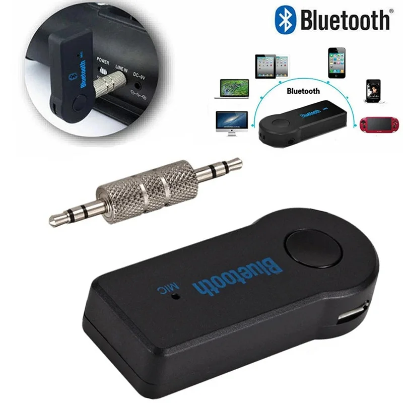 2 In 1 Wireless Bluetooth 5.0 Receiver Adapter 3.5mm Jack For Car Music Audio Aux A2dp Headphones Reciever Handsfree Transmitter