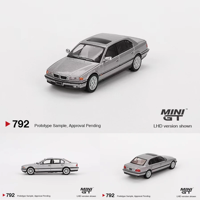 PreSale MINIGT 792 1:64 750IL Aspen Silver Metallic Diecast Model Collection Toys