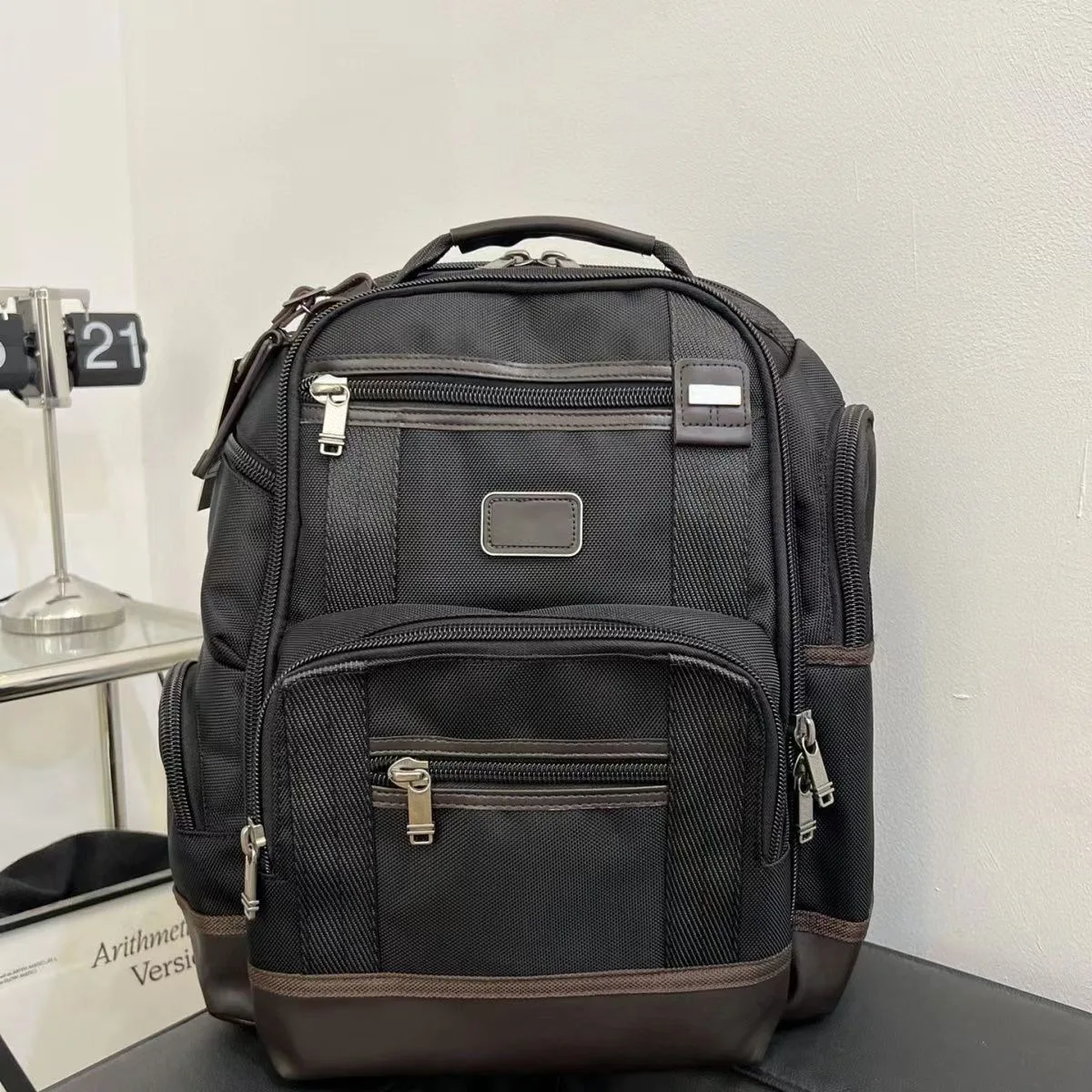 

Ballistic nylon men's fashion backpack waterproof business leisure business trip computer bag 222382