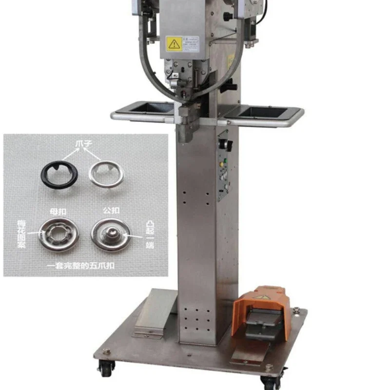 Four part button  automatic snap button machine with factory price