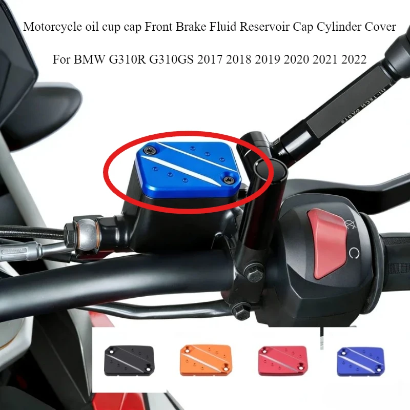 

Motorcycle oil cup cap Front Brake Fluid Reservoir Cap Cylinder Cover For BMW G 310 R G310R G310GS 2017 2018 2019 2020 2021 2022