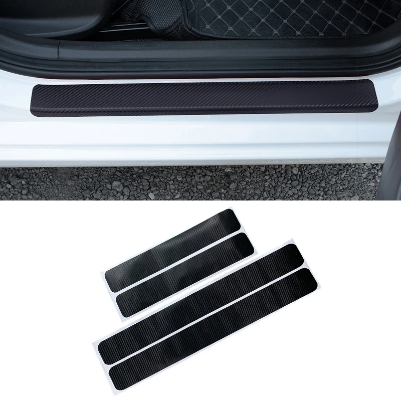 Car Door Sill Protector Sticker For Lexus NX GS RX IS ES GX LX RC UX US LS 200 250h 350 450H 260h 300H Anti-Scratch Accessories