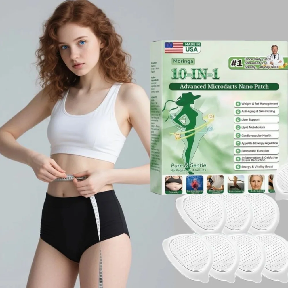 

Высокоэффективный пластырь для похудения с морингой, укрепляющий живот, с нано-микроиглами, для женщин