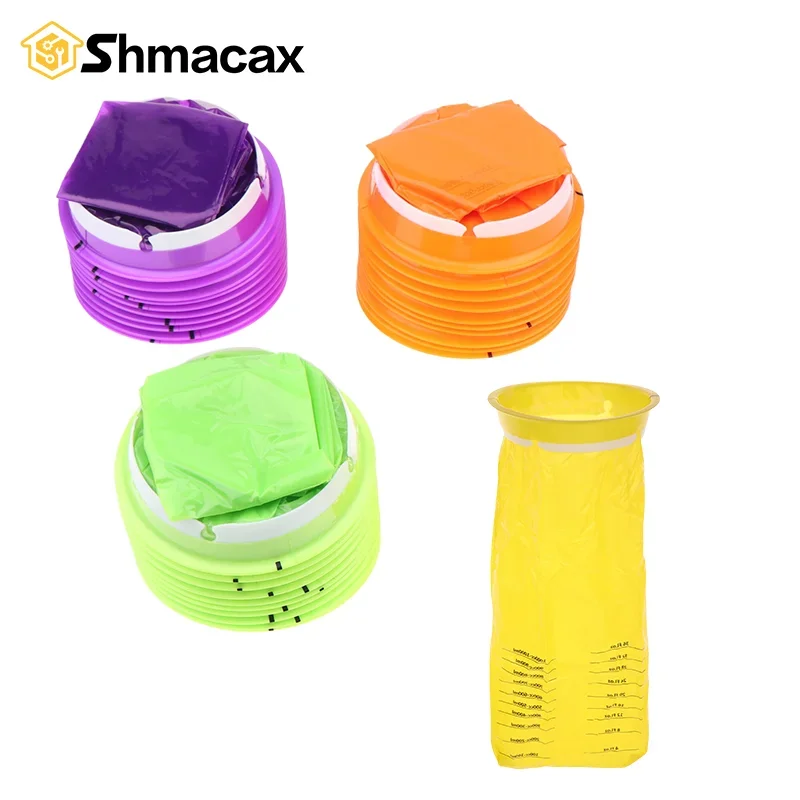 1/5/10 قطعة 1000 مللي حقيبة بلاستيكية نظيفة صديقة للبيئة المتاح السفر سيارة طائرة دوار الحركة الغثيان القيء تنظيف حقيبة #3