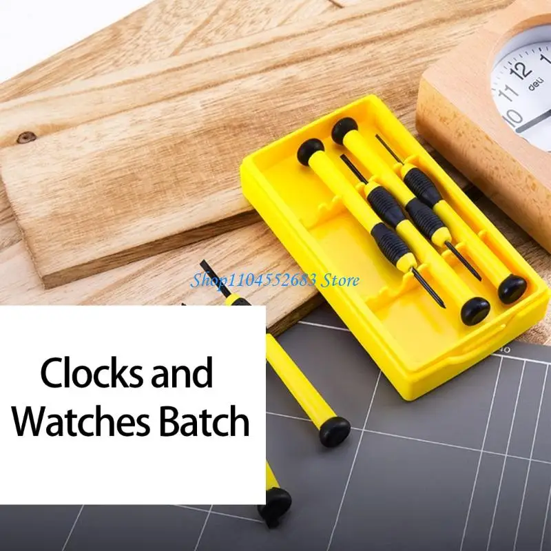 

Y6GD 6Pcs Precisions Screwdriver Tool Set Eyeglass Computer Watch Repair Bit