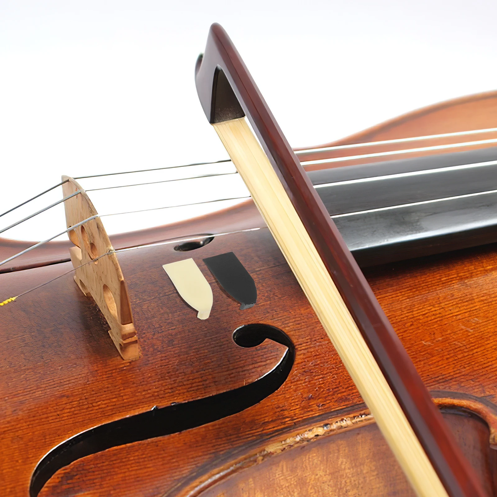 

10Pcs Violin Bow Repair Parts Plastic Cushion Lightweight Violin Bow Accessories Violinist Gift Violinist Gift