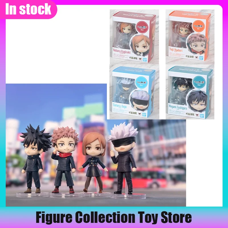 

BANDAI Jujutsu Kaisen Deadly Swirl ‌ Фигурки Gojo Itadori Yuji, Nobara Megumi, Q-версия, милые куклы, миниатюрные оригинальные фигурки Figuarts