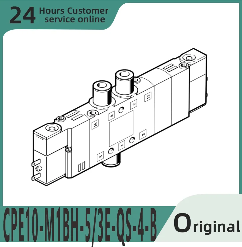 

Совершенно новый оригинальный электромагнитный клапан CPE10-M1BH-5/3E-QS-4-B 533149