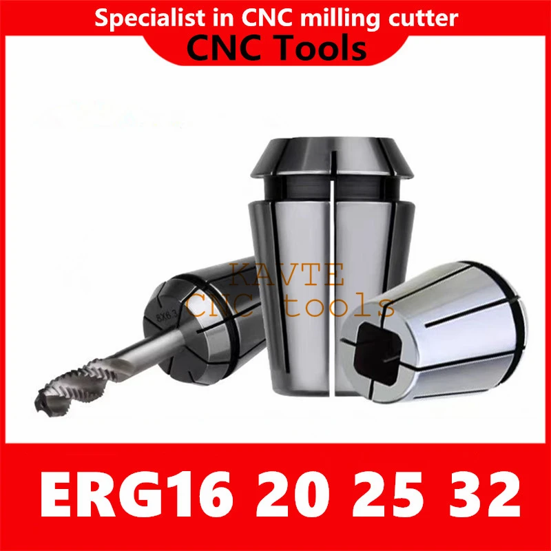 ERG32 ERG25 ERG20 ERG16 Mandrino per maschiatura ER32 ERG Portautensili per maschi Mandrino ISO JIS Standard CNC set di mandrini per fresatura di macchine utensili