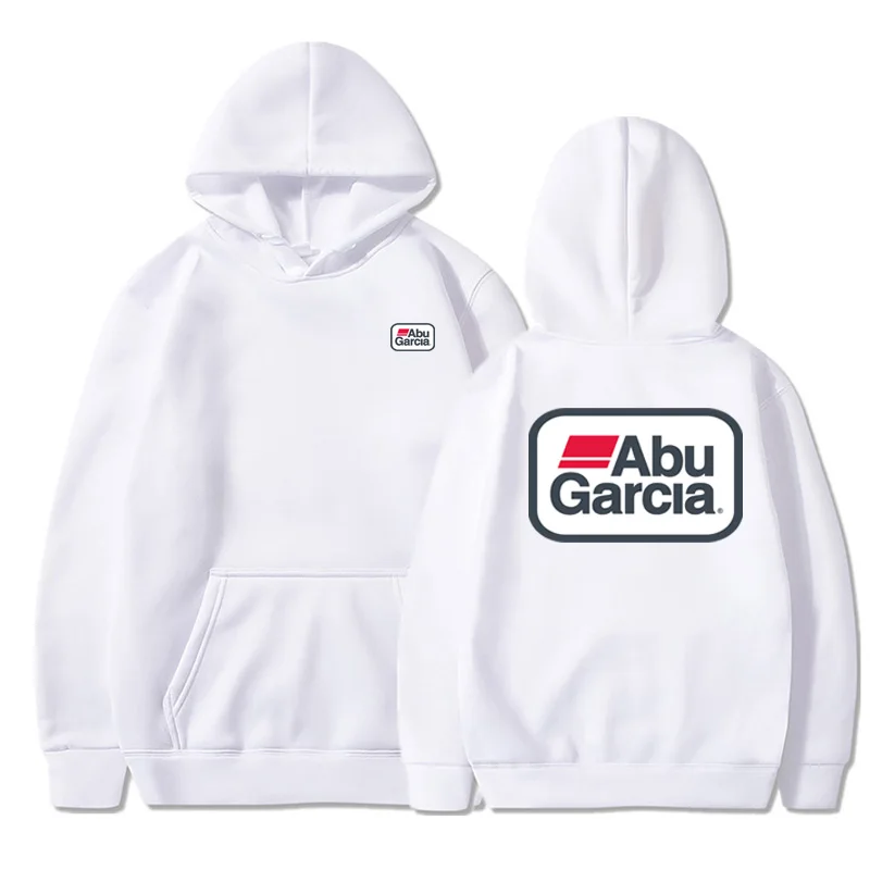 2024 Men\'s Stay Abu Garcia front and back Printed Sweatshirts Classic Funny Hoodies for Women Sportswear Tops Fishing outdoors