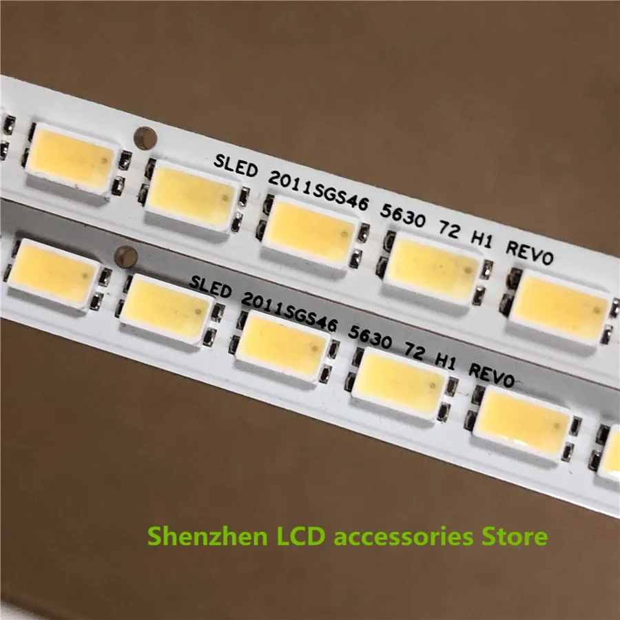 LJ64-03035A LED 스트립 100%, 520mm SLED 2011SGS46 5630 72 H1 REV0, 로트당 10 개