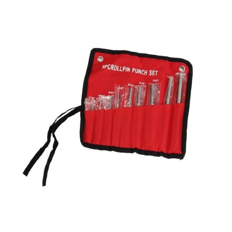 Roll Pin Punch Set Quality Steel Made Sizes 1/16- 5/16" for Automotive Watch Drop Shipping