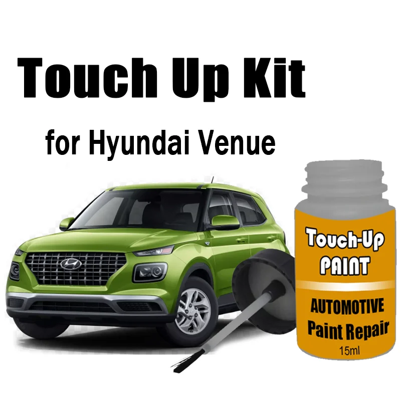 

Набор автомобильной краски для ретуши (с кистью) для Hyundai Venue, средство для удаления царапин, аксессуары для ухода за краской автомобиля