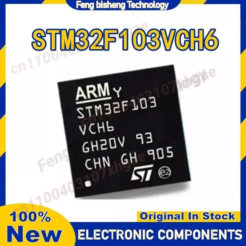 STM32F103VCH6 STM32F103VC STM32F103 STM32F STM32 STM IC MCU رقاقة LFBGA-100 في المخزون العلامة التجارية الجديدة الأصلية