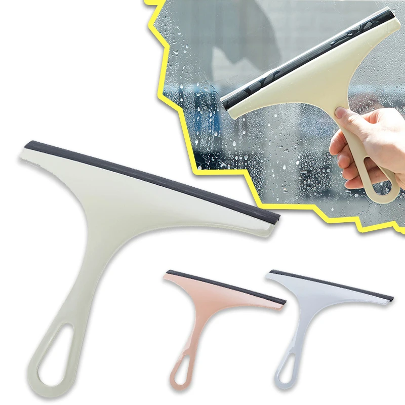 

Car Windshield Glass Water Wiper Scraper Universal Silicone Wiper Household Cleaning Bathroom Mirror Cleaner Auto Washing Tool