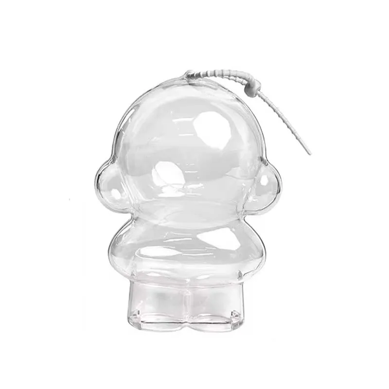 Per Skull Panda Custodia protettiva Bambole di peluche Custodia trasparente Display Bag Scatola di immagazzinaggio organizzatore portatile Accessori per bambole di peluche