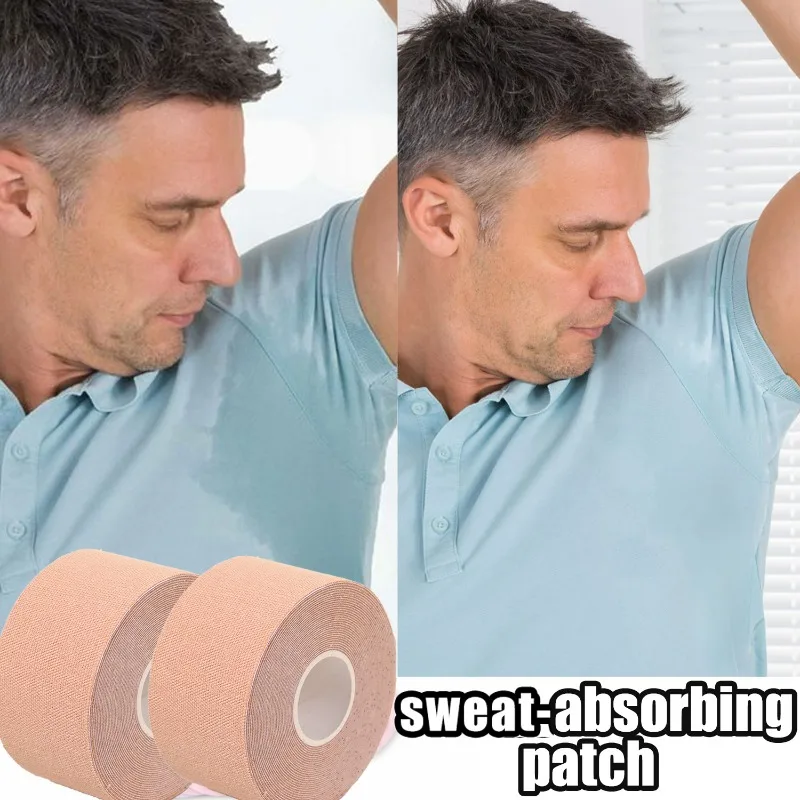 5M Sweat Absorbing Stickers Soft Underarm Cloth Self-adhesive Foot Sweat Absorbing Stickers Men Women Disposable Sweat Patch Pad