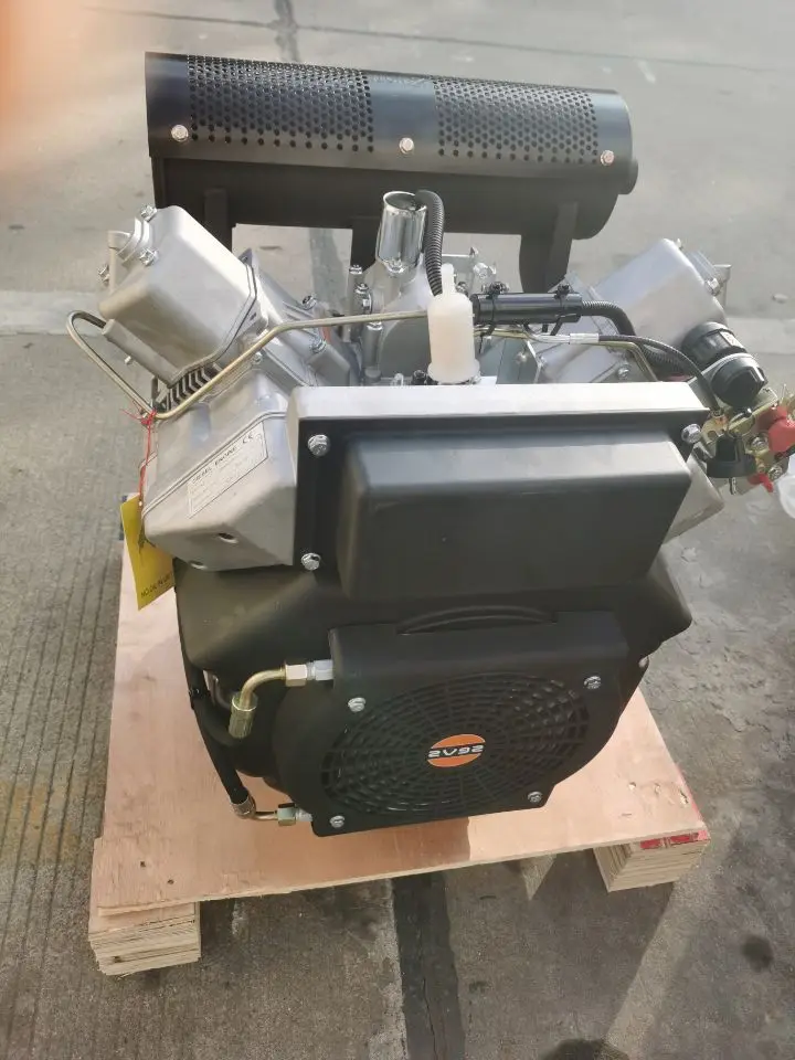 KAIST Air Cooled 2 Cylinder 4 Stroke 25hp 26hp Outboard Boat Marine Diesel Engine