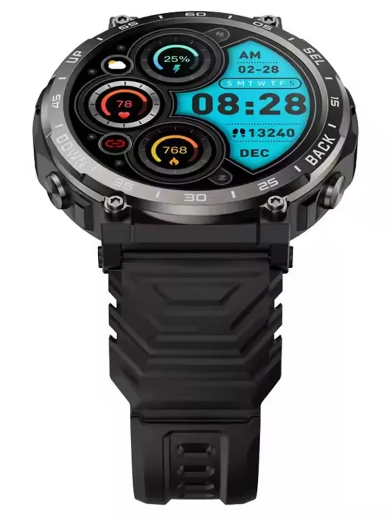

Gaines S56 Smart Watch Men Outdoor Sport 1.52inch Large Screen Bluetooth Calling Health Monitoring Fitness Tracker Smartwatch