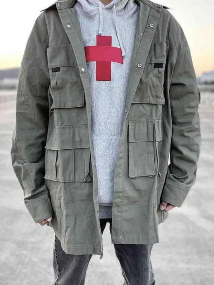 

Оригинальная толстовка с капюшоном Cross Box Logo, хлопково-полиэстеровая, повседневная, уличный стиль, для пар, весна-осень-зима