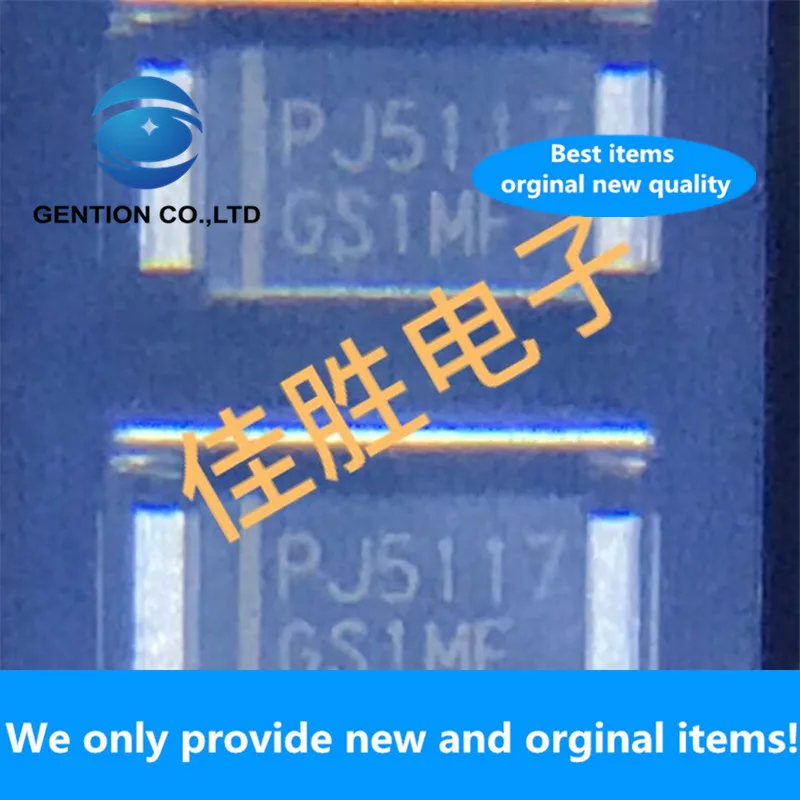 50PCS 100% New original 1A1000V high voltage super-pu rectifier diode SMAF silk screen GS1MF