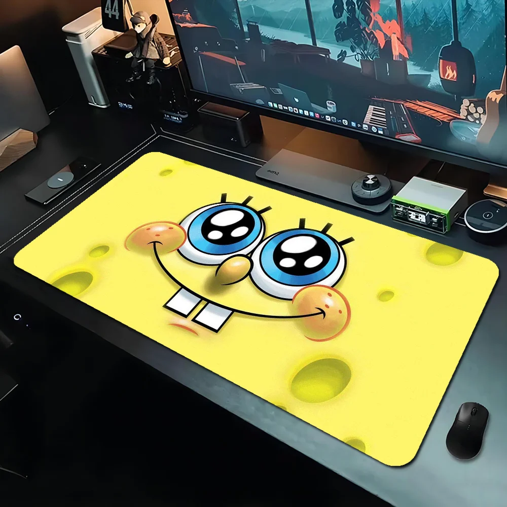 Anime S-Sponge-bobs Beautiful Customized Laptop Gaming Mouse Pad Size For CSGO Game Player Desktop PC Computer Laptop