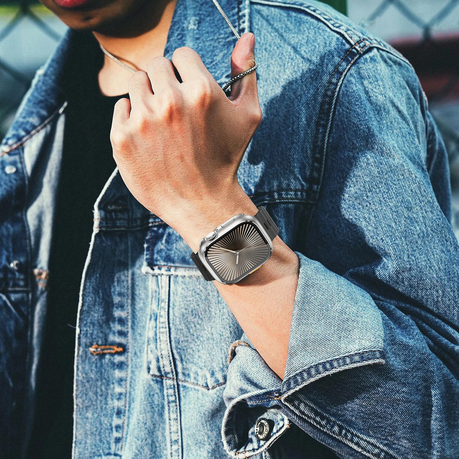 Waterproof Protective Cover Metal Case for Apple Watch Series 10 42mm 46mm 45mm 41mm 40mm 44mm 360 Glass Film Back Bumper Frame