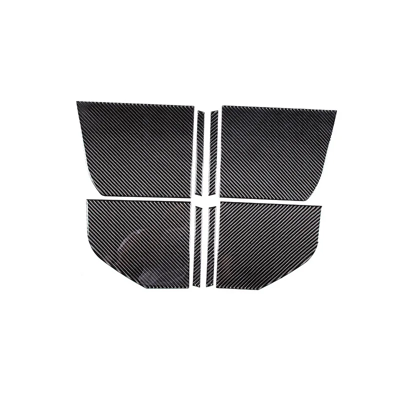 Door Kick-proof Panel Stickers,for 22 Ford Maverick Soft Carbon Fiber