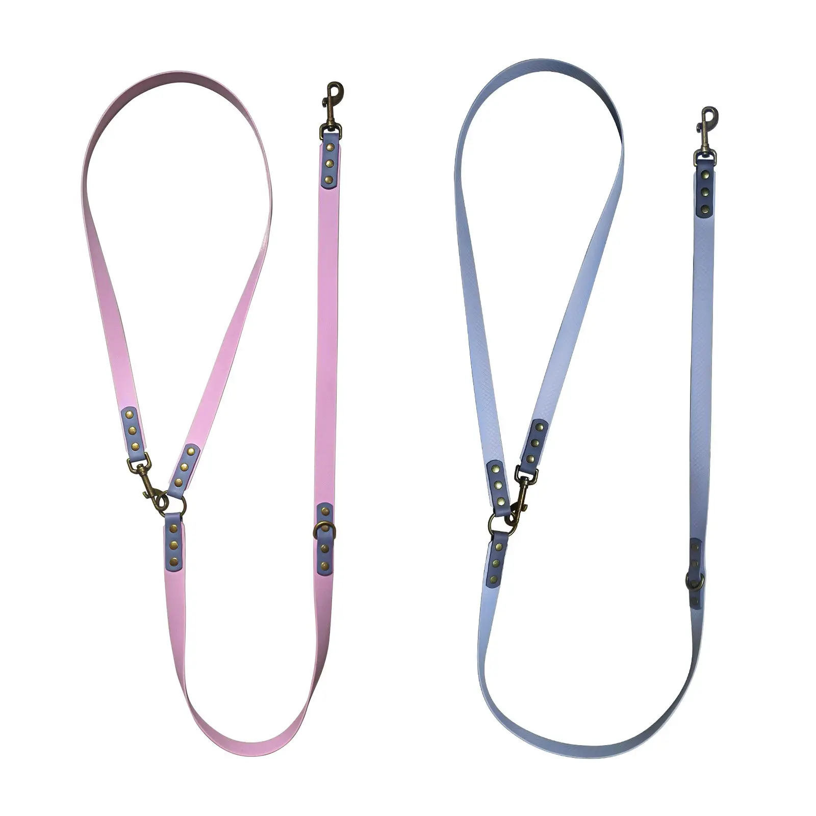 PVC Waterproof Splicing Dog Leash, Free from Traction, Outdoor Walking, Dog Accessories, Training Supplies, Small and Large Dogs