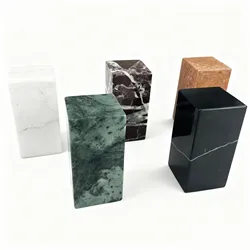 50x50x100mm Solid Marble Stone Cube Blocks Jewelry Crafts display stand base plates