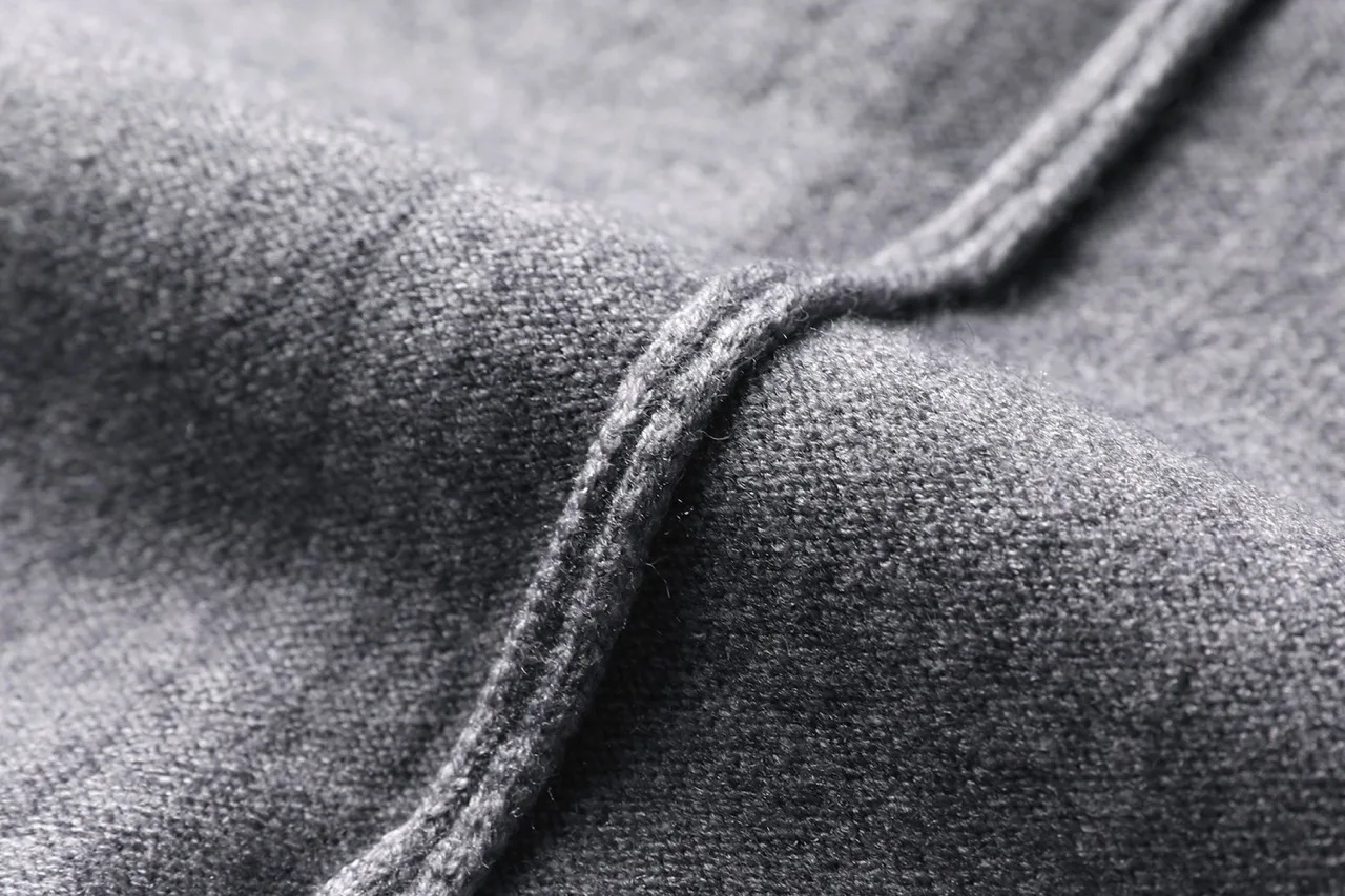 Herren Wollmischung Polo-Pullover Schwergewichtiger Warmer Strickpullover Anti-Pilling Weicher Griff Langarm-Pullover Herbst Winter – Detail 8