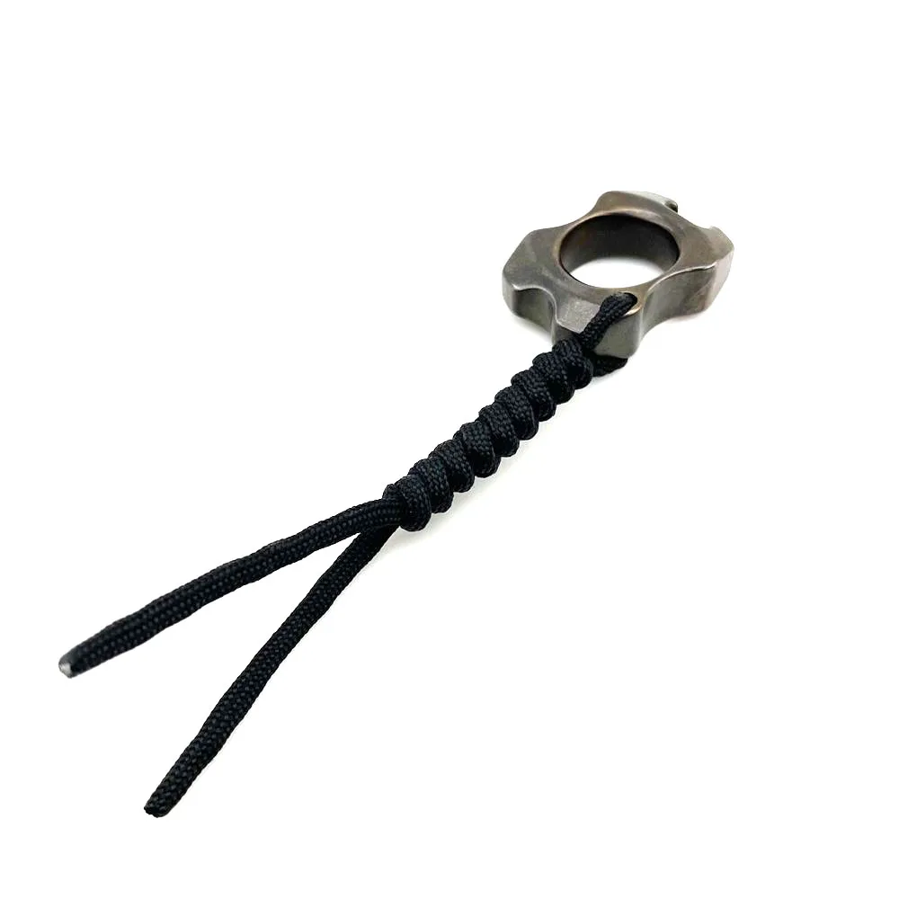 New Outdoors Brass Opener Window Breaker EDC Tactial Multifunction Emergency Portable Tool Keychain Hanging Knuck Parachute Cord