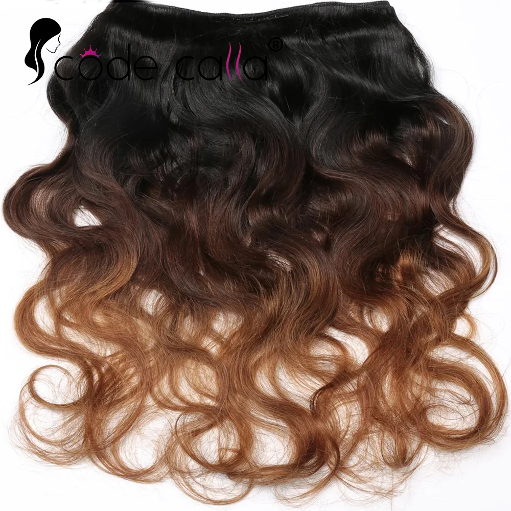 Bundles de tissage de cheveux brésiliens pour femmes, 100% cheveux humains, faisceaux avec fermeture, vague de corps colorée, extensions de cheveux humains bruts, dentelle 4x4