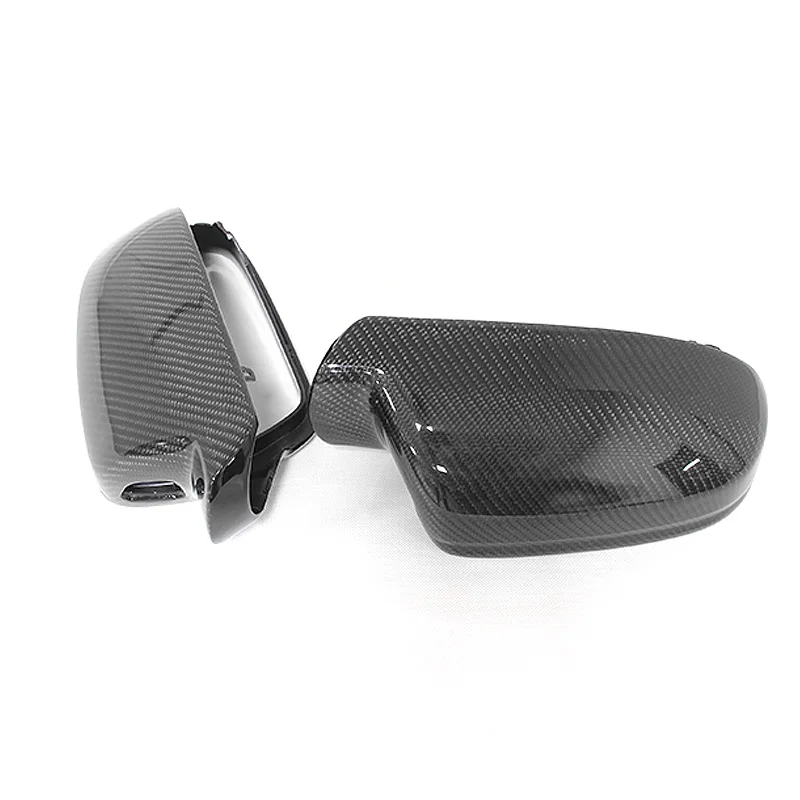 B8.5 Carbon Fiber Replacement Side Mirror Cover With Lane Change Assist for  A3/ A4L/ A5/ S5/ RS3/ RS4/RS5 RS3 Mirror Cover