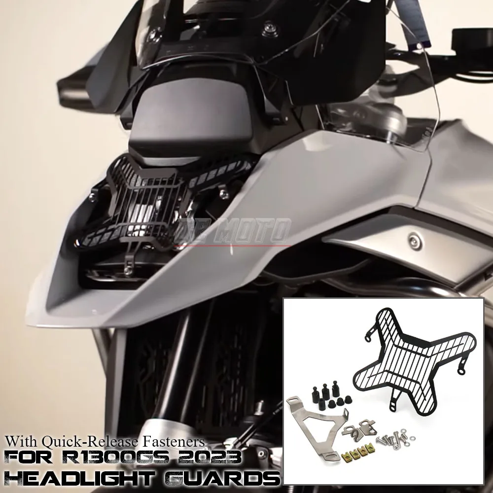 

New R1300GS Headlight Protector For BMW R 1300GS R 1300 GS 2023 2024 muslimah motorcycle accessories Headlight Grill Guard