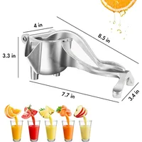 Manual Juicer, Fruit Juice Squeezer, Detachable Heavy Duty Citrus Squeezer Extractor Tool, Premium Quality Metal Alloy Squeezer 6