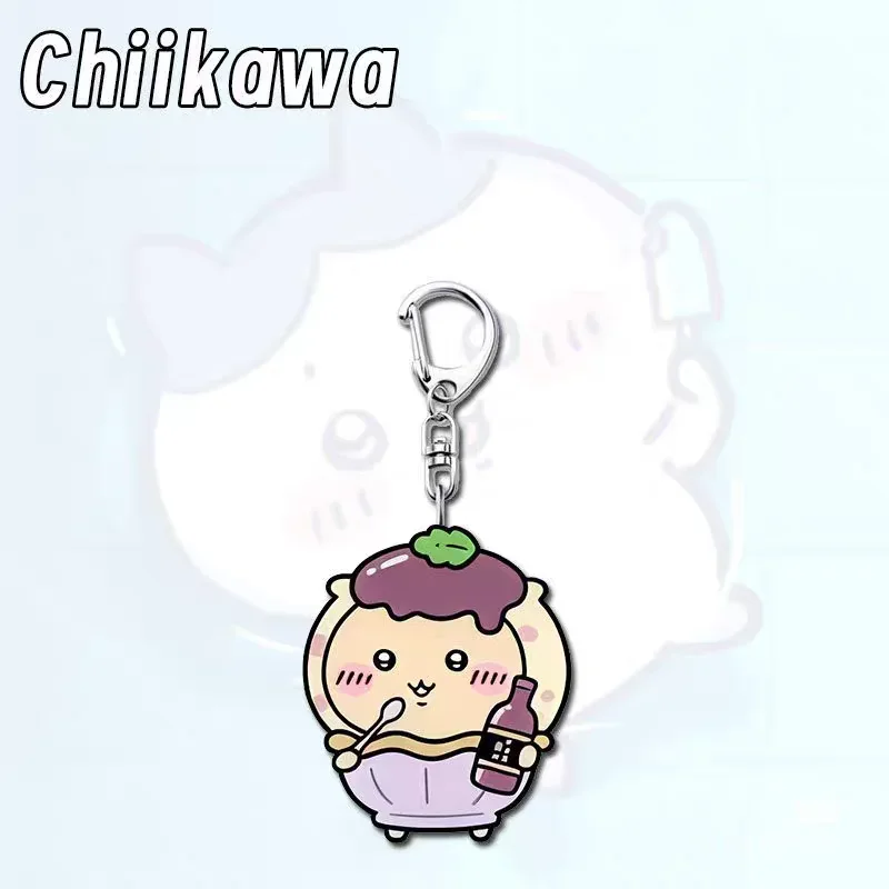 Chiikawa Usagi Keychain Acrylic Pendant Anime Peripheral Student Gift Cute Kawaii Charm Keyring Bag Accessory Cosplay Figure