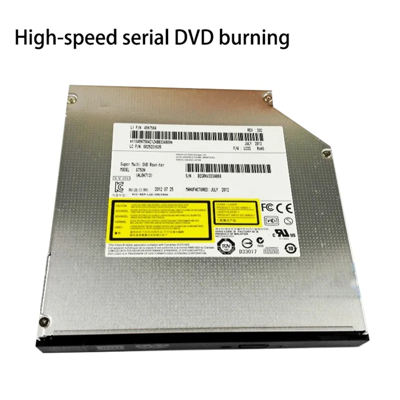 

5X DVD Burning Optical Drive For HL GTA0N GT50N GTC0N GT80N Laptop 12.7MM SATA Serial Built-In Optical Drive