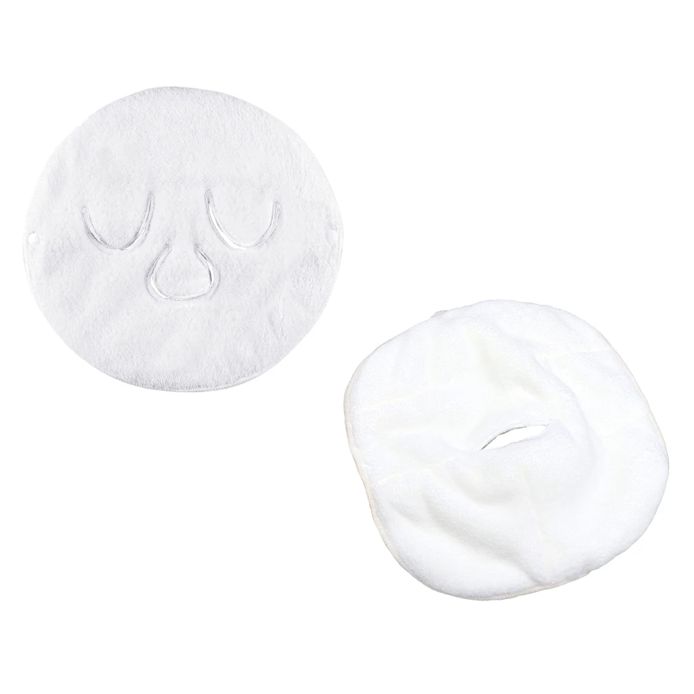 

1 set Hot Cold Compress Facial Towels Reusable Coral Fleece Face Steamer Skin Care Spa Mask Moisturizing Open Pores