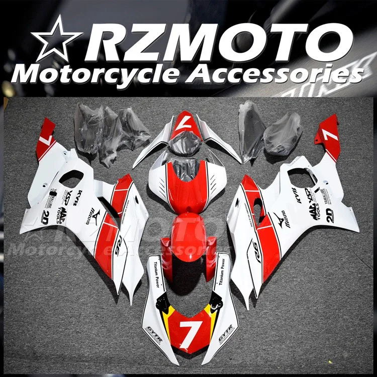 4Gifts New ABS Motorcycle Fairings Kit Fit For YAMAHA R6 2017 2018 2019 2020 2021 2022 2023 2024 Bodywork Set Custom White Red